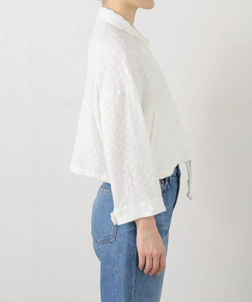 IENA（イエナ）の「sese フラワーガーゼシャツ（シャツ/ブラウス・レディース・ホワイト・FREE）」の22枚目の写真