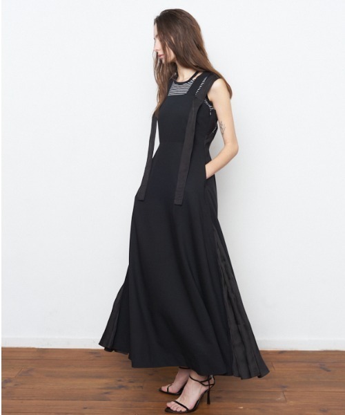 Muel Chic（ミュエルシック）の「Bailey one-piece ベイリーワンピース（ワンピース・レディース・ブラック×ホワイト/ベージュ/ブラック・FREE）」の11枚目の写真