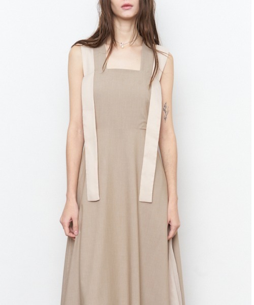 Muel Chic（ミュエルシック）の「Bailey one-piece ベイリーワンピース（ワンピース・レディース・ブラック×ホワイト/ベージュ/ブラック・FREE）」の18枚目の写真