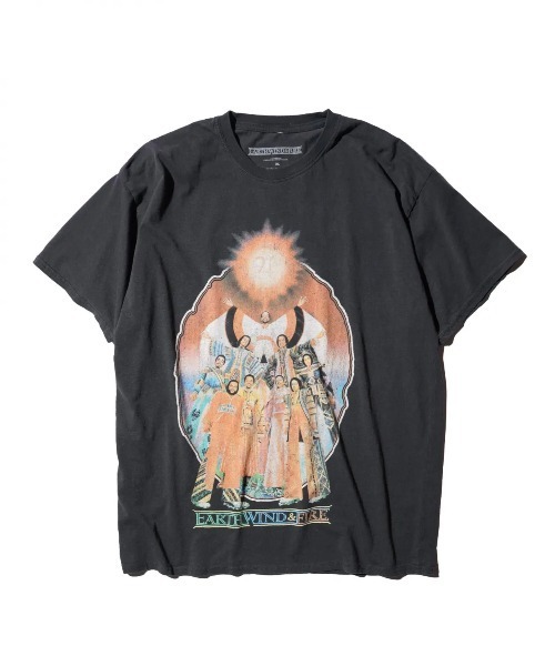 THRIFTY LOOK（スリフティールック）の「THRIFTY LOOK スリフティルック / THRIFTY"EARTH WIND & FIRE"TEE（Tシャツ/カットソー・メンズ・ブラック・XX-LARGE/X-LARGE/MEDIUM/LARGE）」の16枚目の写真