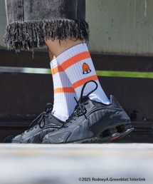 LAROUTE（ラルート）の「【Parappa The Rapper×LAROUTE】パラッパ ラッパー / ワンポイント刺繍ソックス / ラインソックス / パラッパ / PJベリー【WEB限定】（ソックス/靴下）」