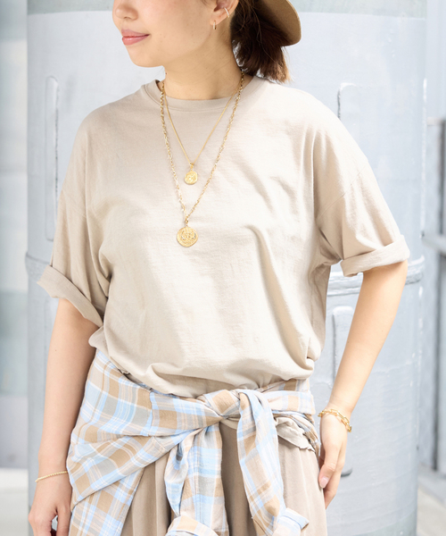 セール】* Garment Dye Tシャツ（Tシャツ/カットソー