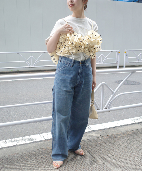 【新品タグ付き】クリンクルクリンクルクリンクル/フリルドットキャミ セール】crinkle crinkle crinkle ドットフリルキャミ CC-3538