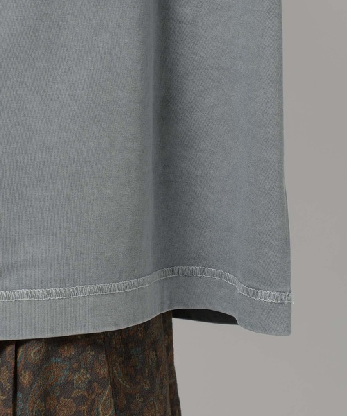 Healthknit（ヘルスニット）の「【Healthknit(ヘルスニット)】別注バックプリントピグメントTシャツ（Tシャツ/カットソー・メンズ・グレー/アイボリー/ピンク・LARGE/MEDIUM）」の10枚目の写真