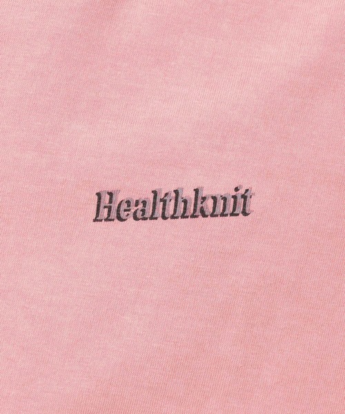Healthknit（ヘルスニット）の「【Healthknit(ヘルスニット)】別注バックプリントピグメントTシャツ（Tシャツ/カットソー・メンズ・グレー/アイボリー/ピンク・LARGE/MEDIUM）」の13枚目の写真