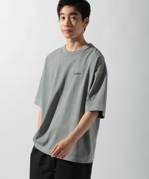 Healthknit（ヘルスニット）の「【Healthknit(ヘルスニット)】別注バックプリントピグメントTシャツ（Tシャツ/カットソー・メンズ・グレー/アイボリー/ピンク・LARGE/MEDIUM）」の19枚目の写真