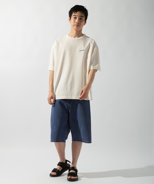 Healthknit（ヘルスニット）の「【Healthknit(ヘルスニット)】別注バックプリントピグメントTシャツ（Tシャツ/カットソー・メンズ・グレー/アイボリー/ピンク・LARGE/MEDIUM）」の20枚目の写真