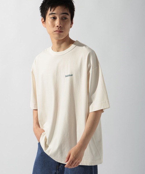 Healthknit（ヘルスニット）の「【Healthknit(ヘルスニット)】別注バックプリントピグメントTシャツ（Tシャツ/カットソー・メンズ・グレー/アイボリー/ピンク・LARGE/MEDIUM）」の22枚目の写真