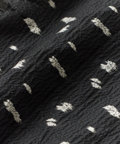 LE CIEL BLEU（ルシェルブルー）の「LE CIEL BLEU/ルシェルブルー Flower Jacquard Dress フラワージャカードドレス（ドレス・レディース・ブラック/グレー・36）」の8枚目の写真