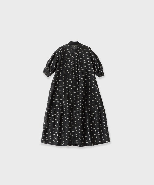 LE CIEL BLEU（ルシェルブルー）の「LE CIEL BLEU/ルシェルブルー Flower Jacquard Dress フラワージャカードドレス（ドレス・レディース・ブラック/グレー・36）」の17枚目の写真