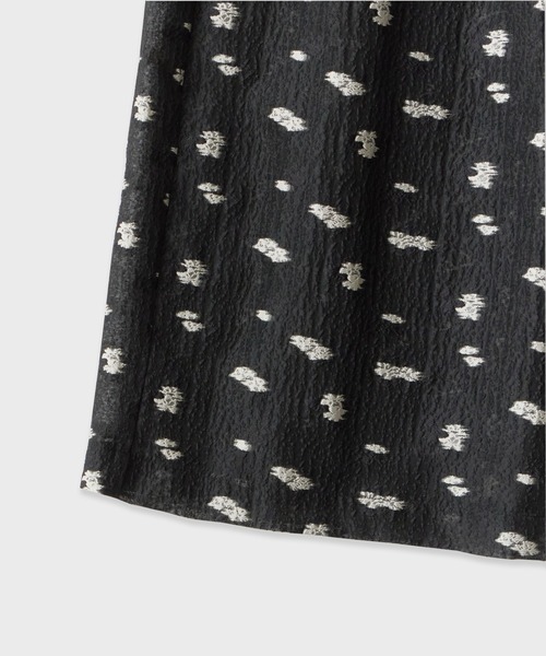 LE CIEL BLEU（ルシェルブルー）の「LE CIEL BLEU/ルシェルブルー Flower Jacquard Dress フラワージャカードドレス（ドレス・レディース・ブラック/グレー・36）」の10枚目の写真