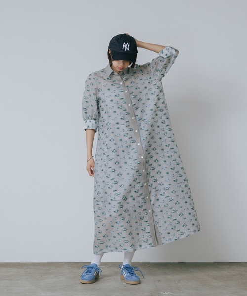 LE CIEL BLEU（ルシェルブルー）の「LE CIEL BLEU/ルシェルブルー Flower Jacquard Dress フラワージャカードドレス（ドレス・レディース・ブラック/グレー・36）」の22枚目の写真