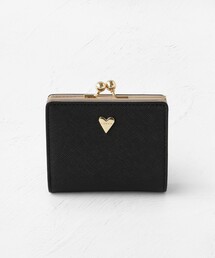 先着1点✨TOCCA 二つ折り財布 がま口 リボン ブラック TINY RIBBON BIFOLD WALLET 2つ折り財布(505222183) | TOCCA