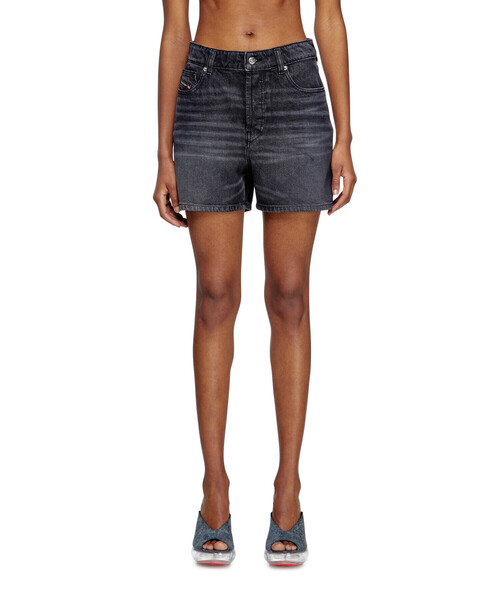ショートパンツ DE-JIRO SHORTS DE-JIRO Denim shorts｜ブラック｜ウィメンズ｜DIESEL