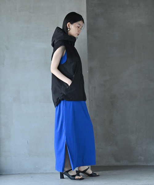 funda mine（ファンダマイン）の「ナイロンフードベスト（ベスト・レディース・ブラック・FREE）」の4枚目の写真