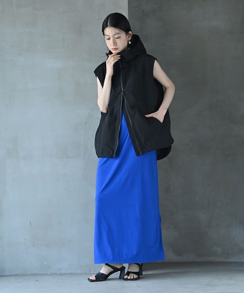 funda mine（ファンダマイン）の「ナイロンフードベスト（ベスト・レディース・ブラック・FREE）」の8枚目の写真