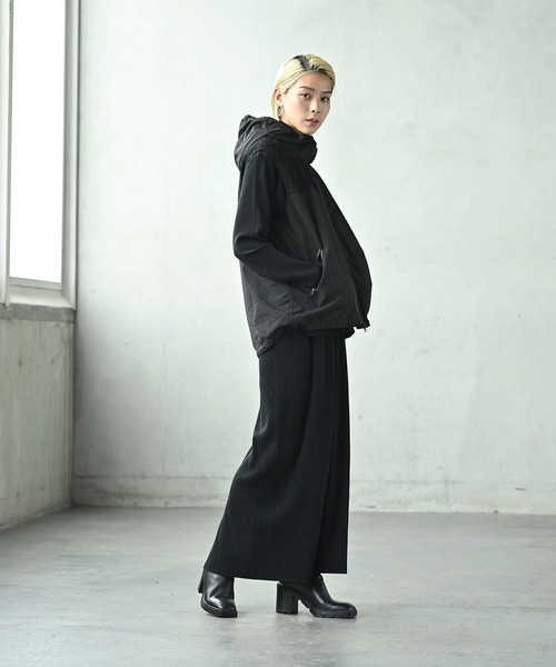 funda mine（ファンダマイン）の「ナイロンフードベスト（ベスト・レディース・ブラック・FREE）」の22枚目の写真