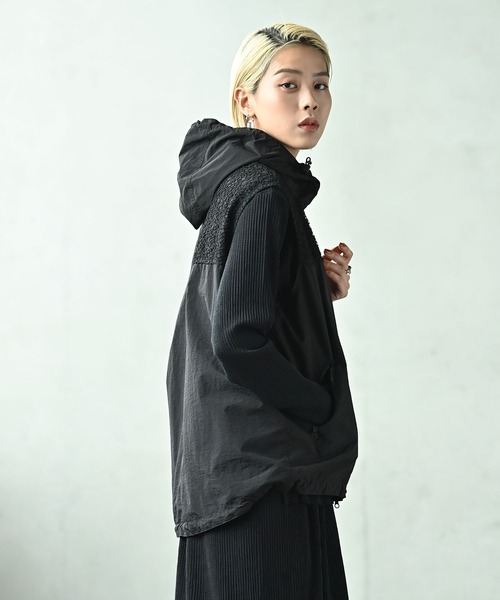 funda mine（ファンダマイン）の「ナイロンフードベスト（ベスト・レディース・ブラック・FREE）」の19枚目の写真