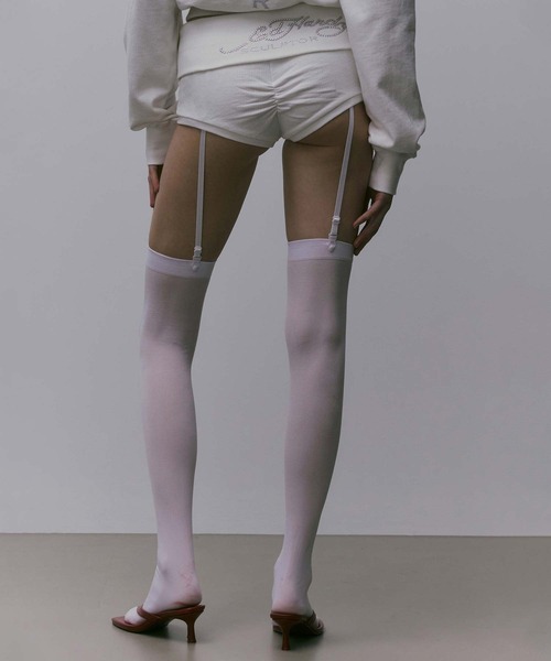 Sculptor X Ed Hardy] Cherry Shorts White