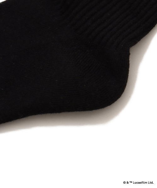 STAR WARS(スターウォーズ)の「atmos STAR WARS Logo Socks / アトモス スターウォーズ ロゴ ソックス 【SP】(ソックス/靴下・メンズ・ブラック・25-27/27-29)」の4枚目の写真