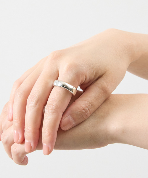 And A(アンドエー)の「And A アンドエー / SILVER925 WARPED PENTAGRAM RING シルバー925ペンタグラムリング 指輪 / AA-A25U001(リング・メンズ・シルバー・15号/17号/19号)」の2枚目の写真