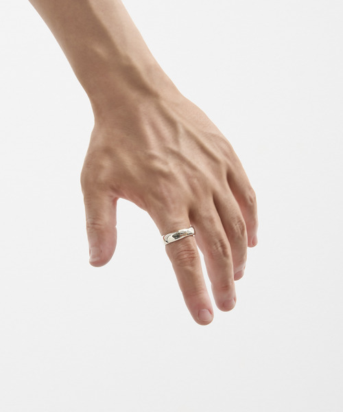 And A(アンドエー)の「And A アンドエー / SILVER925 WARPED PENTAGRAM RING シルバー925ペンタグラムリング 指輪 / AA-A25U001(リング・メンズ・シルバー・15号/17号/19号)」の3枚目の写真