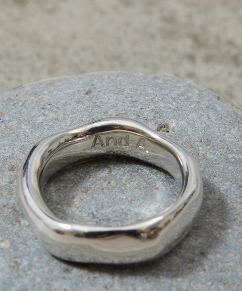 And A(アンドエー)の「And A アンドエー / SILVER925 WARPED PENTAGRAM RING シルバー925ペンタグラムリング 指輪 / AA-A25U001(リング・メンズ・シルバー・15号/17号/19号)」の7枚目の写真