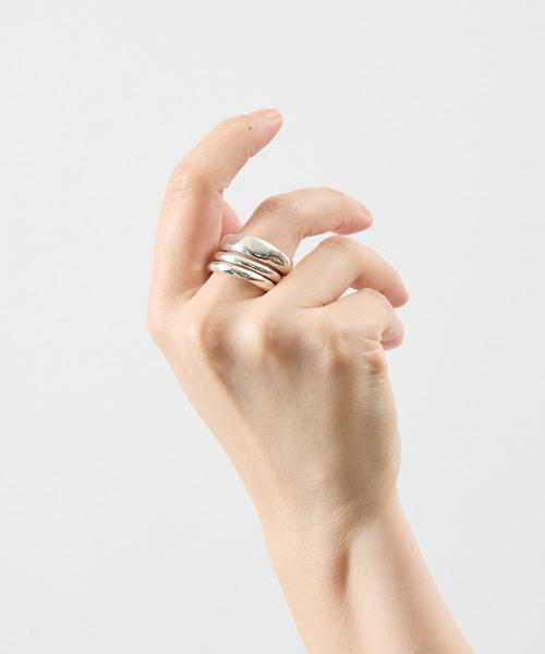 And A(アンドエー)の「And A アンドエー / SILVER925 WARPED PENTAGRAM RING シルバー925ペンタグラムリング 指輪 / AA-A25U001(リング・メンズ・シルバー・15号/17号/19号)」の15枚目の写真