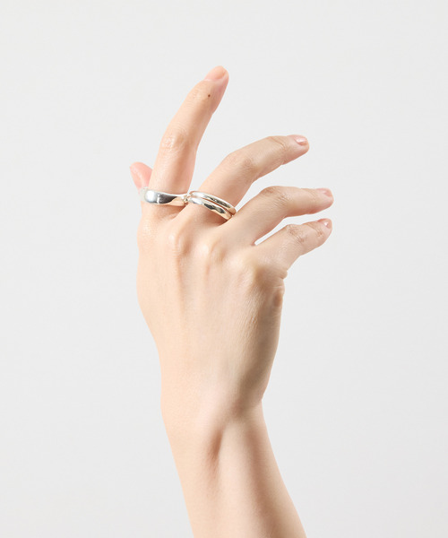 And A(アンドエー)の「And A アンドエー / SILVER925 WARPED PENTAGRAM RING シルバー925ペンタグラムリング 指輪 / AA-A25U001(リング・メンズ・シルバー・15号/17号/19号)」の16枚目の写真