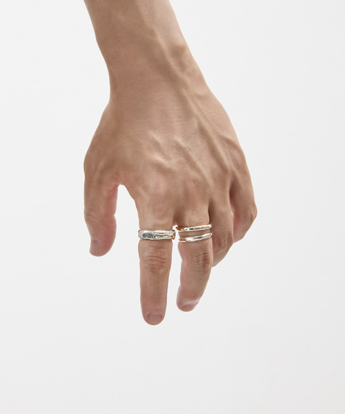 And A(アンドエー)の「And A アンドエー / SILVER925 WARPED PENTAGRAM RING シルバー925ペンタグラムリング 指輪 / AA-A25U001(リング・メンズ・シルバー・15号/17号/19号)」の17枚目の写真