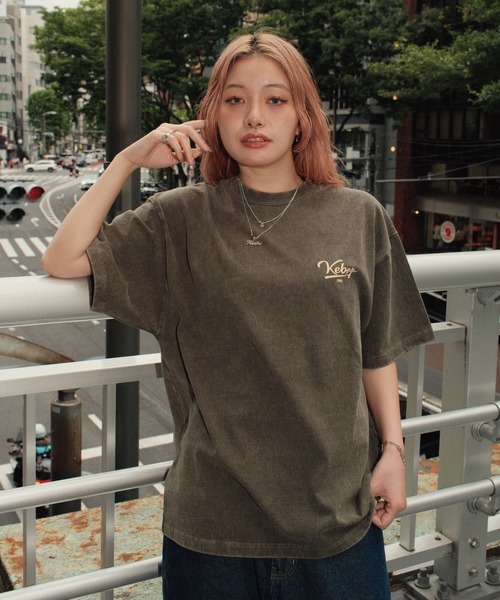 KEBOZ(ケボズ)の「ICON GARMENT S/S TEE(Tシャツ/カットソー・メンズ・ブルー/オリーブ/レッド/ブラウン/グレー/ブラック/ネイビー/ライム/ホワイト・S/M/L/XL/2XL)」の6枚目の写真