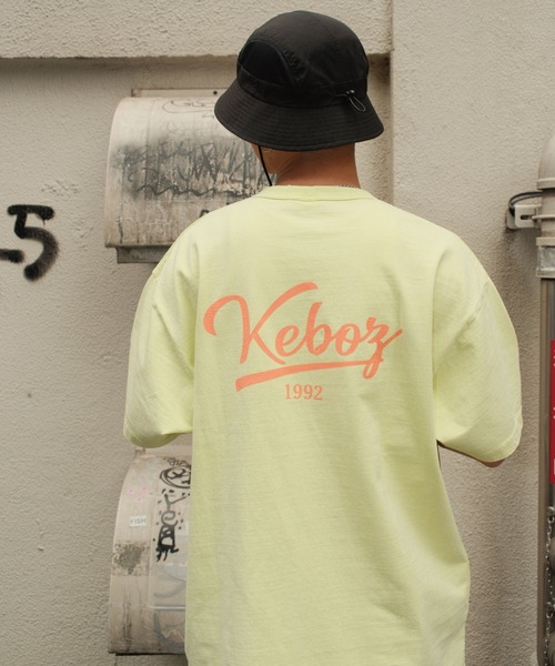 KEBOZ(ケボズ)の「ICON GARMENT S/S TEE(Tシャツ/カットソー・メンズ・ブルー/オリーブ/レッド/ブラウン/グレー/ブラック/ネイビー/ライム/ホワイト・S/M/L/XL/2XL)」の2枚目の写真