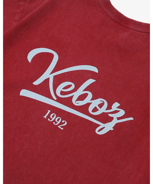 KEBOZ(ケボズ)の「ICON GARMENT S/S TEE(Tシャツ/カットソー・メンズ・ブルー/オリーブ/レッド/ブラウン/グレー/ブラック/ネイビー/ライム/ホワイト・S/M/L/XL/2XL)」の20枚目の写真