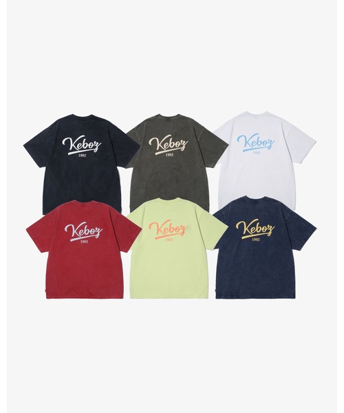 KEBOZ(ケボズ)の「ICON GARMENT S/S TEE(Tシャツ/カットソー・メンズ・ブルー/オリーブ/レッド/ブラウン/グレー/ブラック/ネイビー/ライム/ホワイト・S/M/L/XL/2XL)」の15枚目の写真