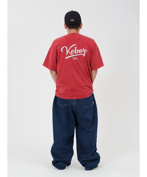 KEBOZ(ケボズ)の「ICON GARMENT S/S TEE(Tシャツ/カットソー・メンズ・ブルー/オリーブ/レッド/ブラウン/グレー/ブラック/ネイビー/ライム/ホワイト・S/M/L/XL/2XL)」の10枚目の写真