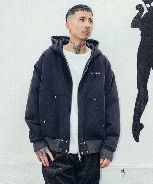 Subciety（サブサエティ）の「Hooded jkt（その他アウター・メンズ・ピンク/ブラック/ブラック系その他・X-LARGE/LARGE/MEDIUM/SMALL）」の17枚目の写真