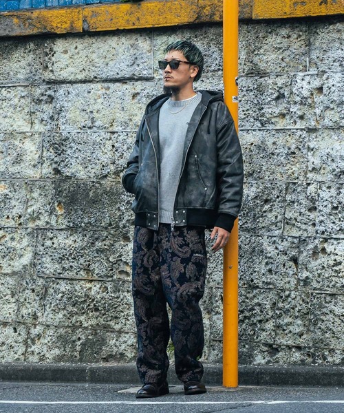 Subciety（サブサエティ）の「Hooded jkt（その他アウター・メンズ・ピンク/ブラック/ブラック系その他・X-LARGE/LARGE/MEDIUM/SMALL）」の4枚目の写真