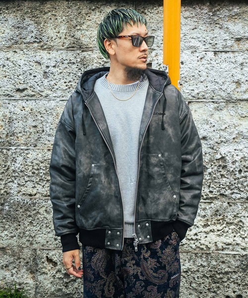 Subciety（サブサエティ）の「Hooded jkt（その他アウター・メンズ・ピンク/ブラック/ブラック系その他・X-LARGE/LARGE/MEDIUM/SMALL）」の5枚目の写真