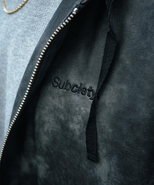 Subciety（サブサエティ）の「Hooded jkt（その他アウター・メンズ・ピンク/ブラック/ブラック系その他・X-LARGE/LARGE/MEDIUM/SMALL）」の6枚目の写真
