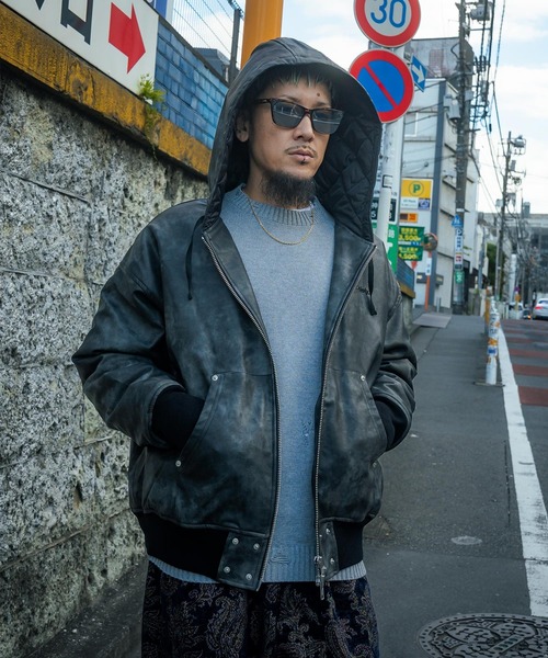 Subciety（サブサエティ）の「Hooded jkt（その他アウター・メンズ・ピンク/ブラック/ブラック系その他・X-LARGE/LARGE/MEDIUM/SMALL）」の7枚目の写真