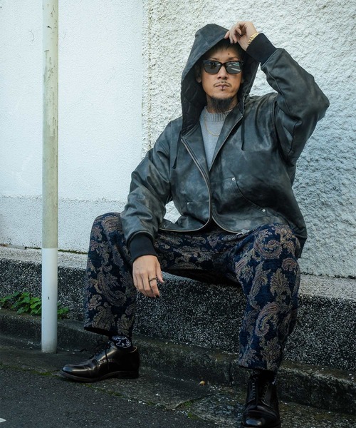 Subciety（サブサエティ）の「Hooded jkt（その他アウター・メンズ・ピンク/ブラック/ブラック系その他・X-LARGE/LARGE/MEDIUM/SMALL）」の9枚目の写真