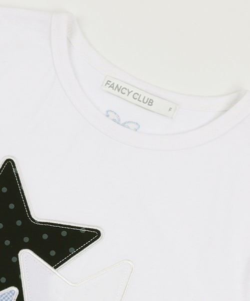 セール】FANCY CLUB/ファンシークラブ Mix Star Angel Patch Tee