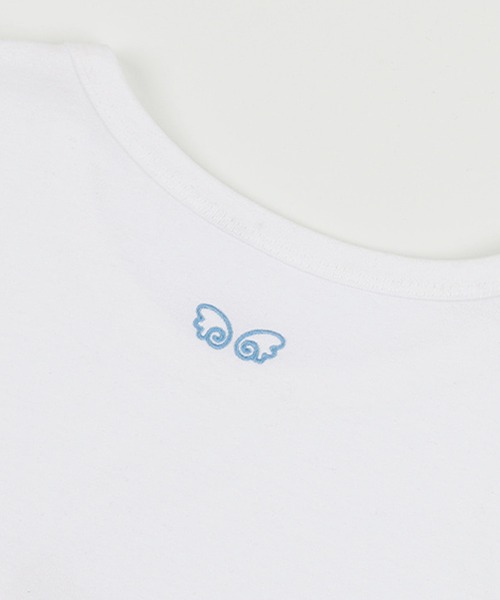 FANCY CLUB/ファンシークラブ Mix Star Angel Patch Tee Tシャツ
