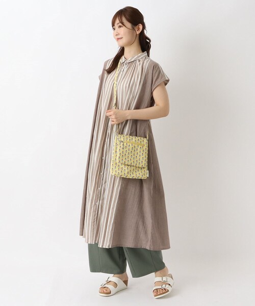 one'sterrace(ワンズテラス)の「ブロックプリント カブセショルダー(ショルダーバッグ・レディース・イエロー系8/ブルー系その他7/グリーン系その他6・99)」の18枚目の写真