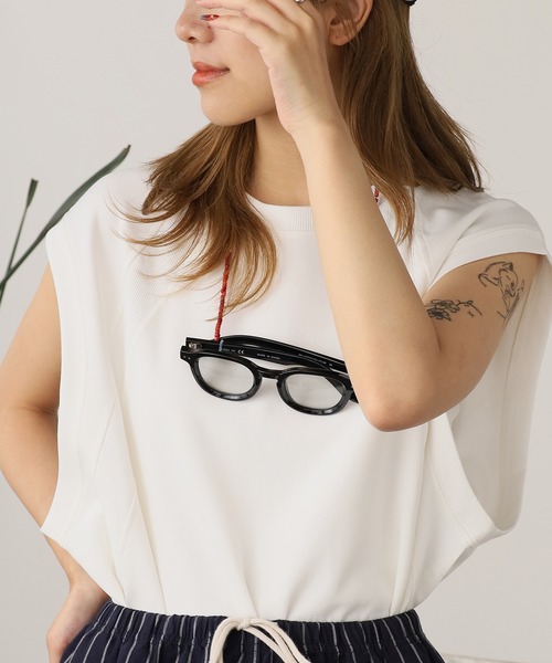 ROOPTOKYO（ループトウキョウ）の「クルーネックスウェットベスト（ベスト・メンズ・ブラック/ホワイト/グレー・L/M）」の2枚目の写真