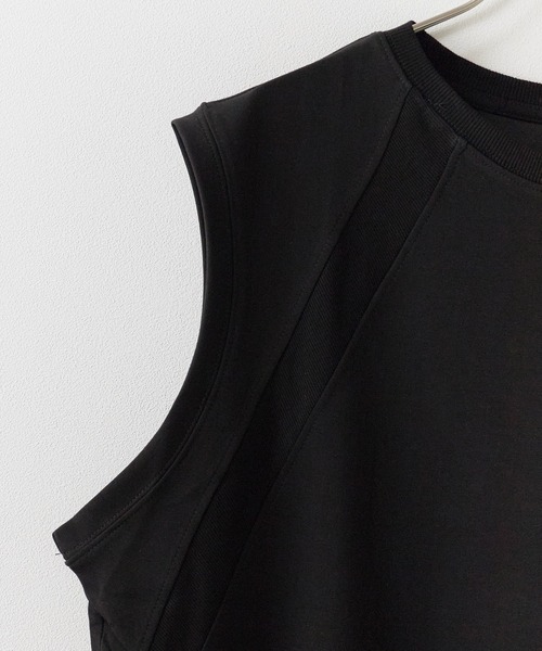 ROOPTOKYO（ループトウキョウ）の「クルーネックスウェットベスト（ベスト・メンズ・ブラック/ホワイト/グレー・L/M）」の12枚目の写真