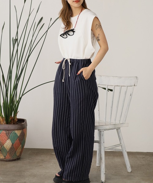 ROOPTOKYO（ループトウキョウ）の「クルーネックスウェットベスト（ベスト・メンズ・ブラック/ホワイト/グレー・L/M）」の18枚目の写真