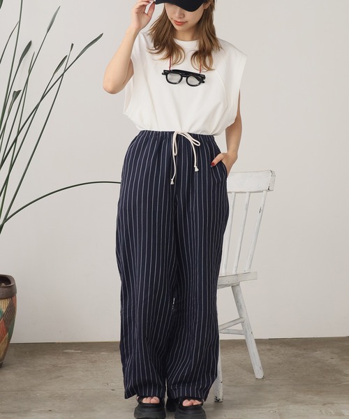 ROOPTOKYO（ループトウキョウ）の「クルーネックスウェットベスト（ベスト・メンズ・ブラック/ホワイト/グレー・L/M）」の19枚目の写真