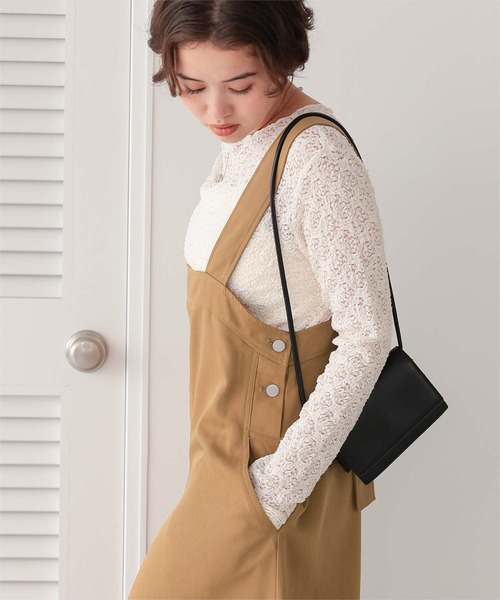 titivate（ティティベイト）の「フレアシルエットジャンパースカート（ジャンパースカート・レディース・ブラック/カーキ/ベージュ・S/M/L/SP）」の12枚目の写真