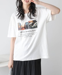 AMELY | フォト&ロゴ プリントTシャツ(Tシャツ/カットソー)